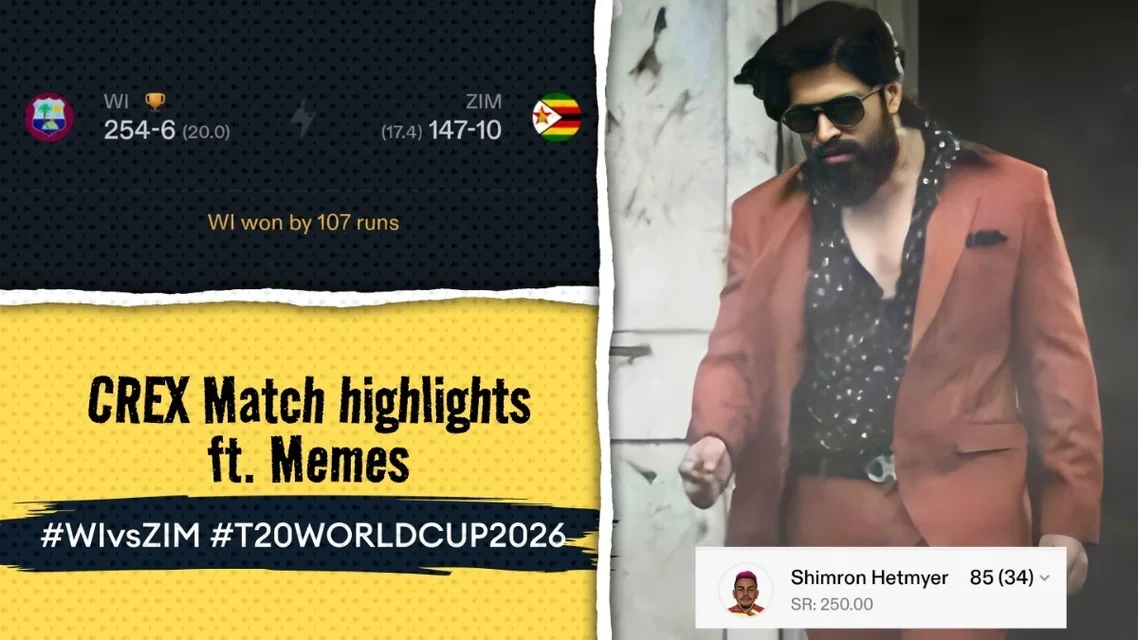 ZIM vs WI | When Everything Went Wrong for Zimbabwe 😵 | Meme Review