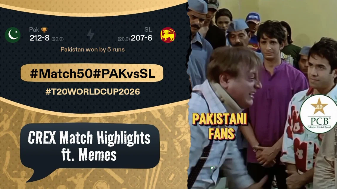 Pakistan gets knocked out of T20 WC by SL 🥶 | Meme Review 