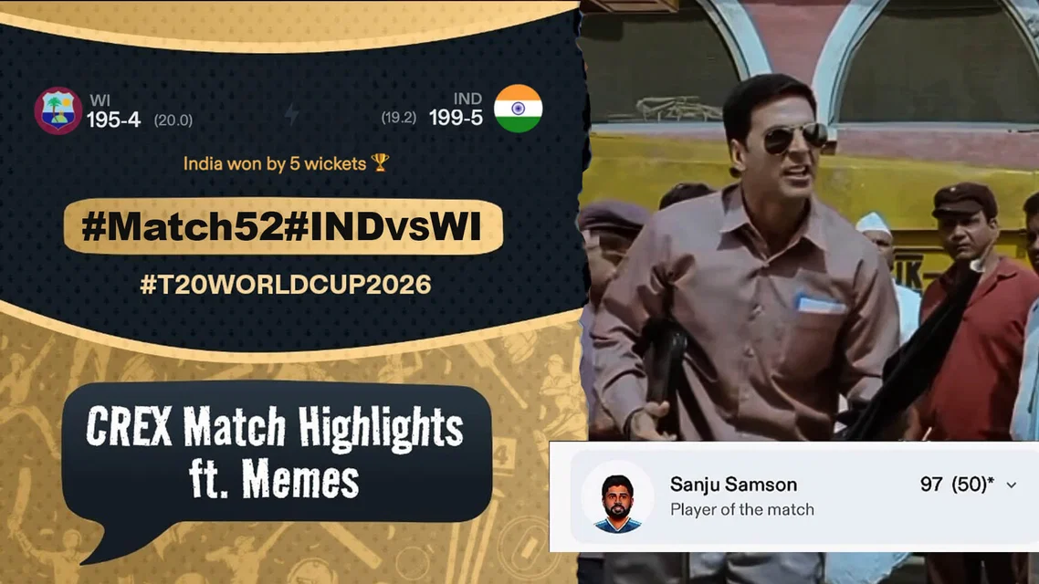 Drops, Sixes & Destruction: IND vs WI Meme Review 😂😵