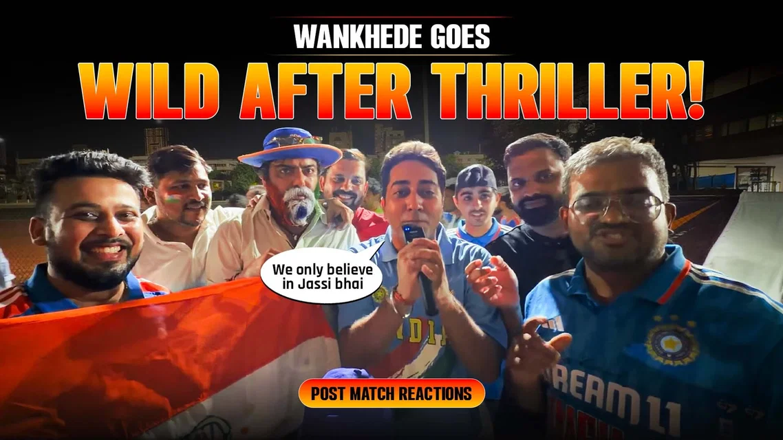 Fans are fully pumped after the thriller semi at Wankhede!