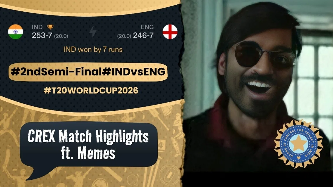 From Panic to Final: India’s Wild Semi-Final vs England 🤯 | Meme Review