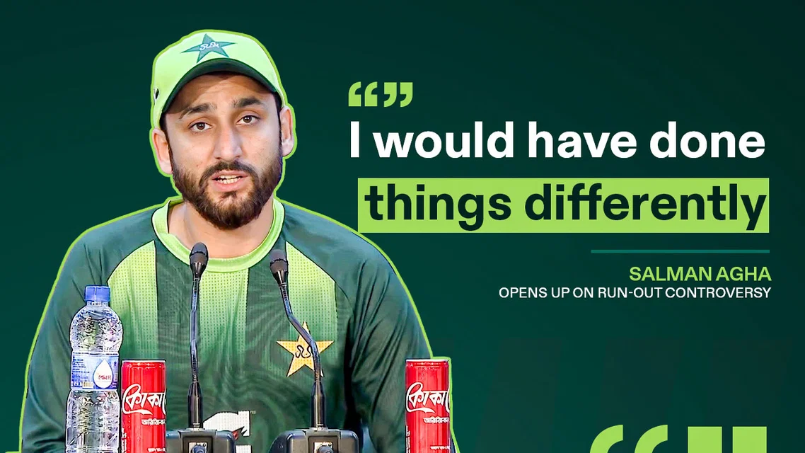 Salman Ali Agha opens up on controversial run-out vs Bangladesh | Press Conference