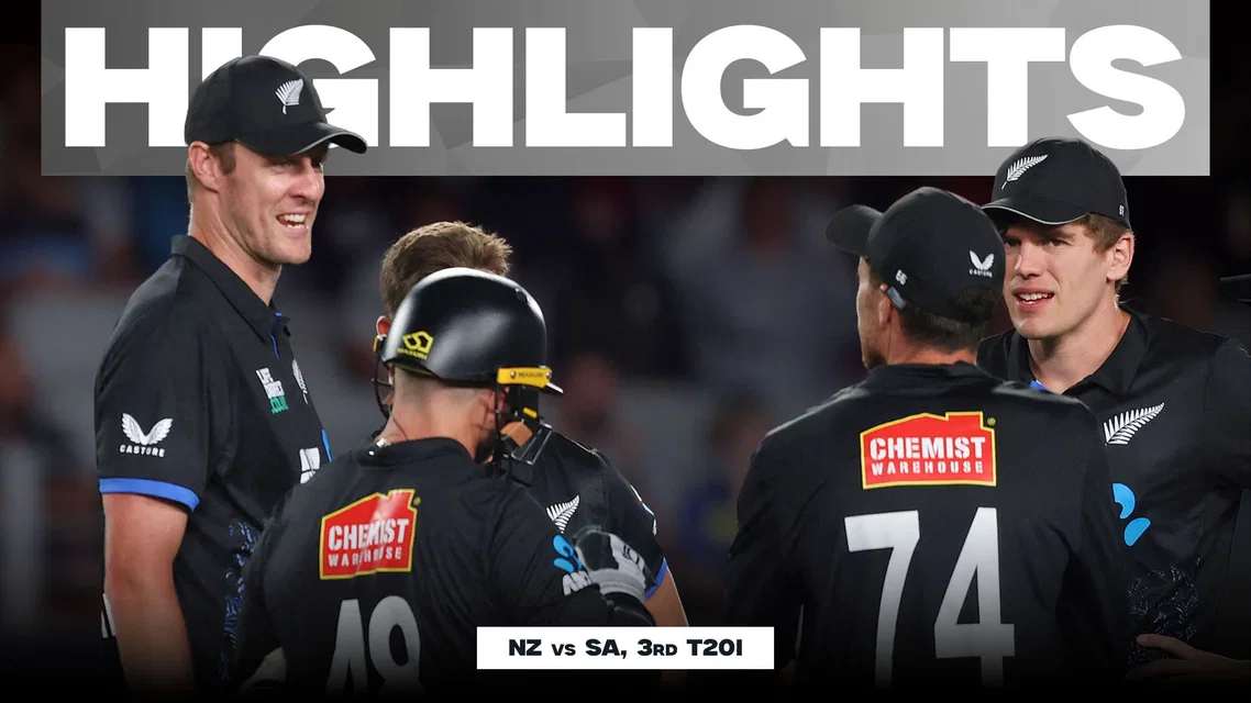 New Zealand Outclass South Africa in Every Department | 3rd T20I Highlights