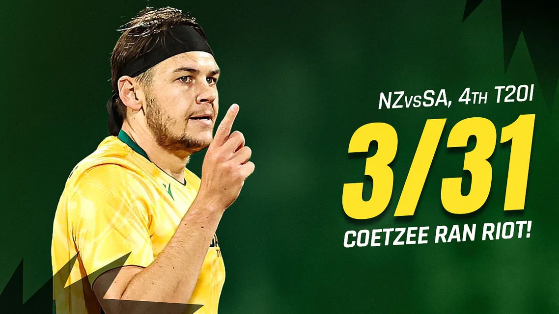 Match Winning Spell: Coetzee Stuns NZ | Highlights
