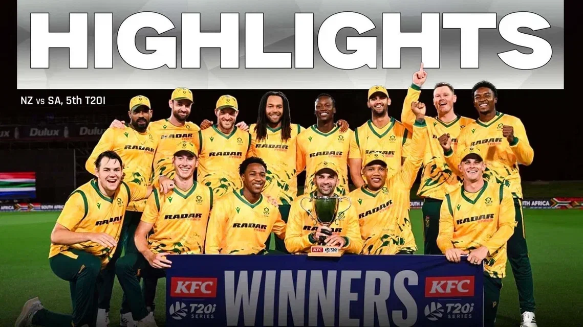 South Africa’s Young Guns Outplayed the Kiwis | 5th T20I Highlights