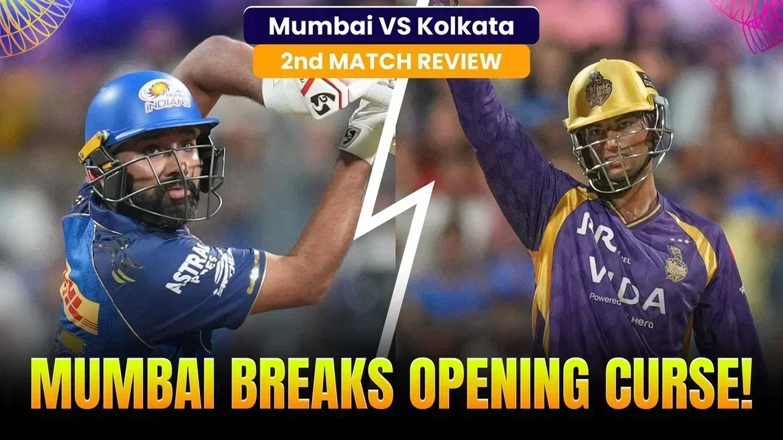 The Curse is Broken! Rohit & Rickelton Destroy KKR to End 14-Year Wait