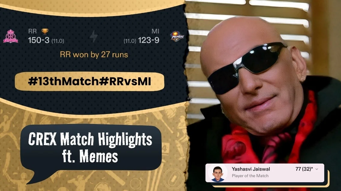 Vaibhav and Yashasvi took MI bowlers to the cleaners | MI vs RR Meme Review