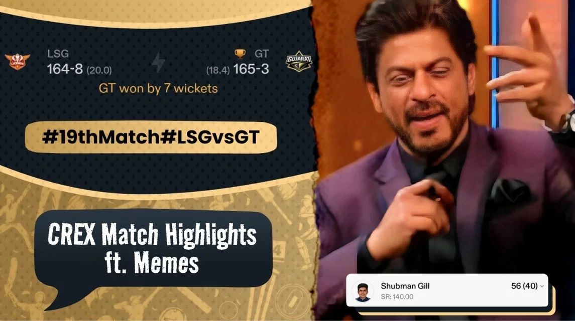 GT Outplay LSG to Breach Their Fortress at Home | Meme Review 