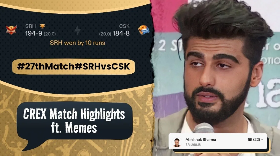 SRH dismantle CSK as they continue their winning run | SRH vs CSK Meme Review