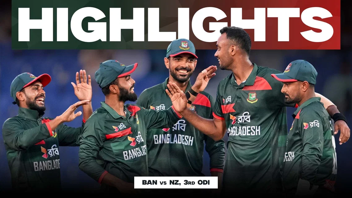 Shanto’s century & Mustafizur’s five-for seal series win for BAN against NZ | Highlights