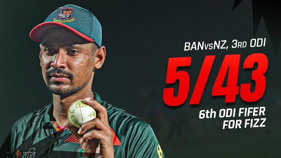Mustafizur Rahman’s five-for seals series win for BAN against NZ | Highlights