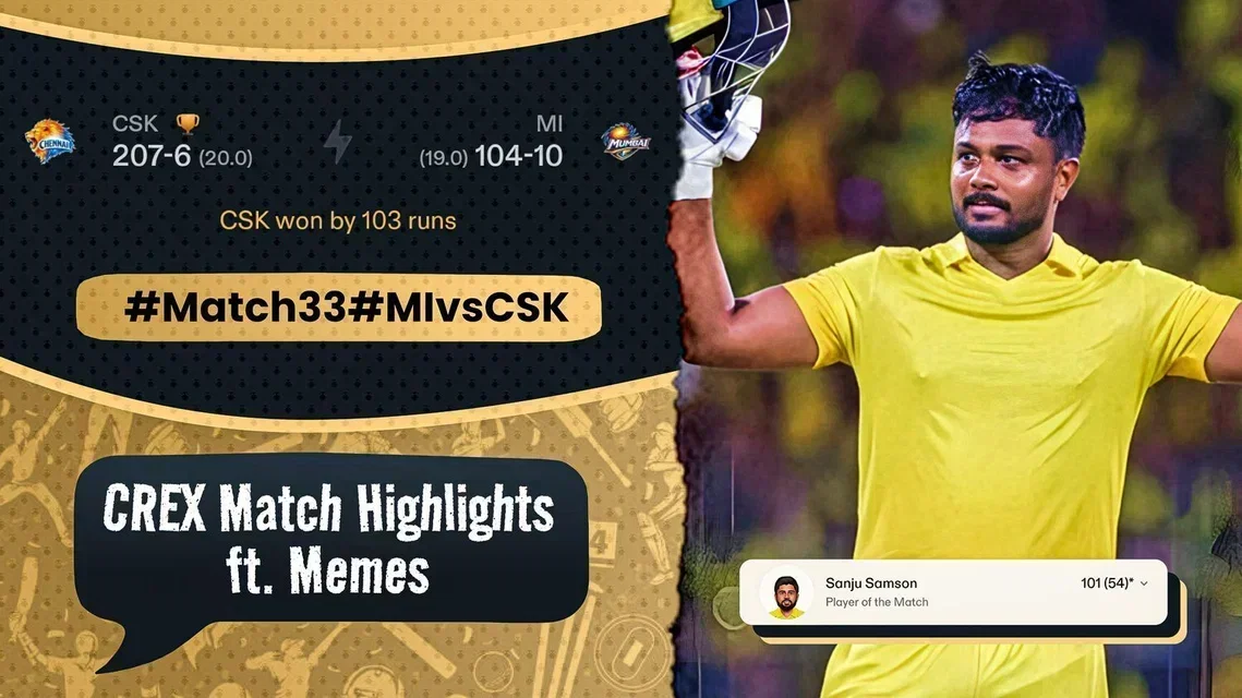 MI blown away by Sanju & Akeal at Wankhede | MI vs CSK Meme Review