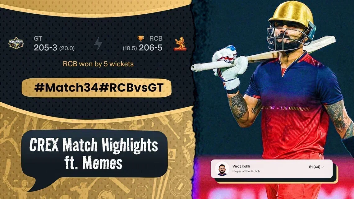 Virat & DDP’s onslaught outdoes GT at Chinnaswamy | Meme Review