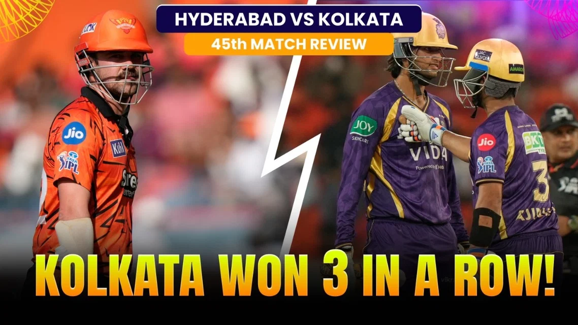 KKR Stop Red-Hot SRH, Qualification Hopes Still Alive | Review