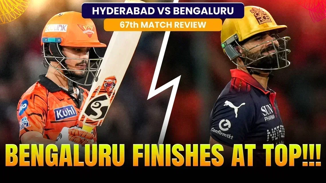 RCB finishes on TOP despite heavy loss to SRH | Review