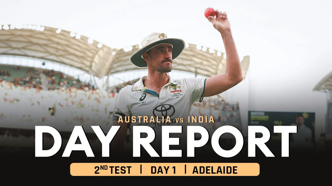 AUS vs IND 2nd Test, Day 1: Starc's 5-Fer Puts Hosts Ahead in Pink-Ball Test