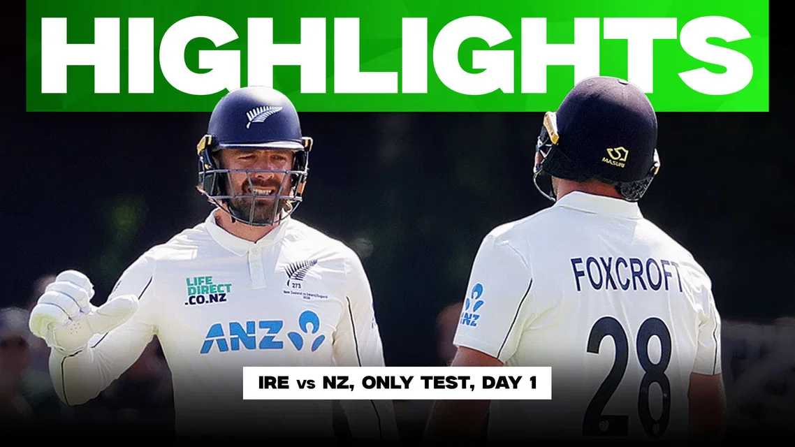 Blundell & Ravindra shine with centuries in Belfast | Day 1 Highlights