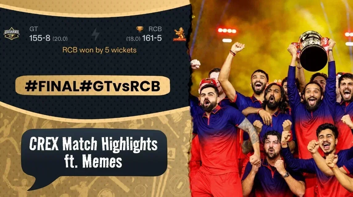 Ahmedabad Turns Red as Kohli and Bowlers Destroy GT 🔥 | RCB vs GT Meme review