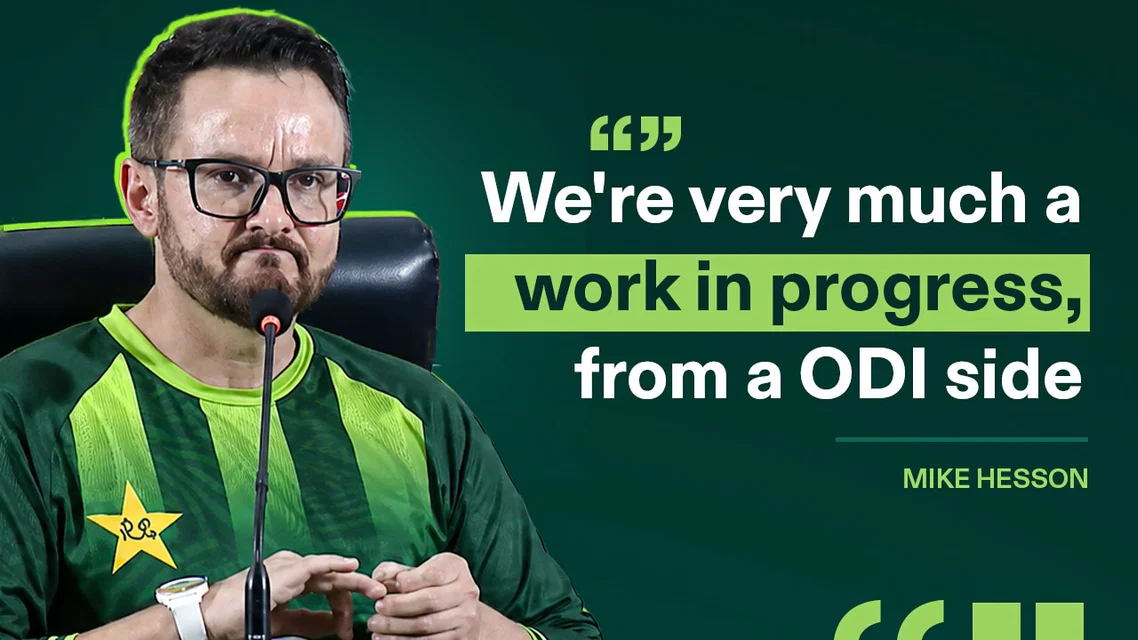 Pakistan’s white-ball head coach Mike Hesson speaks after the loss in the 2nd ODI
