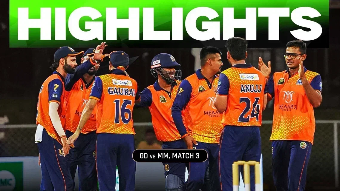 Gujarat Diamonds Outclass Mumbai in One-Sided 44-Run Win | Match 3 Highlights