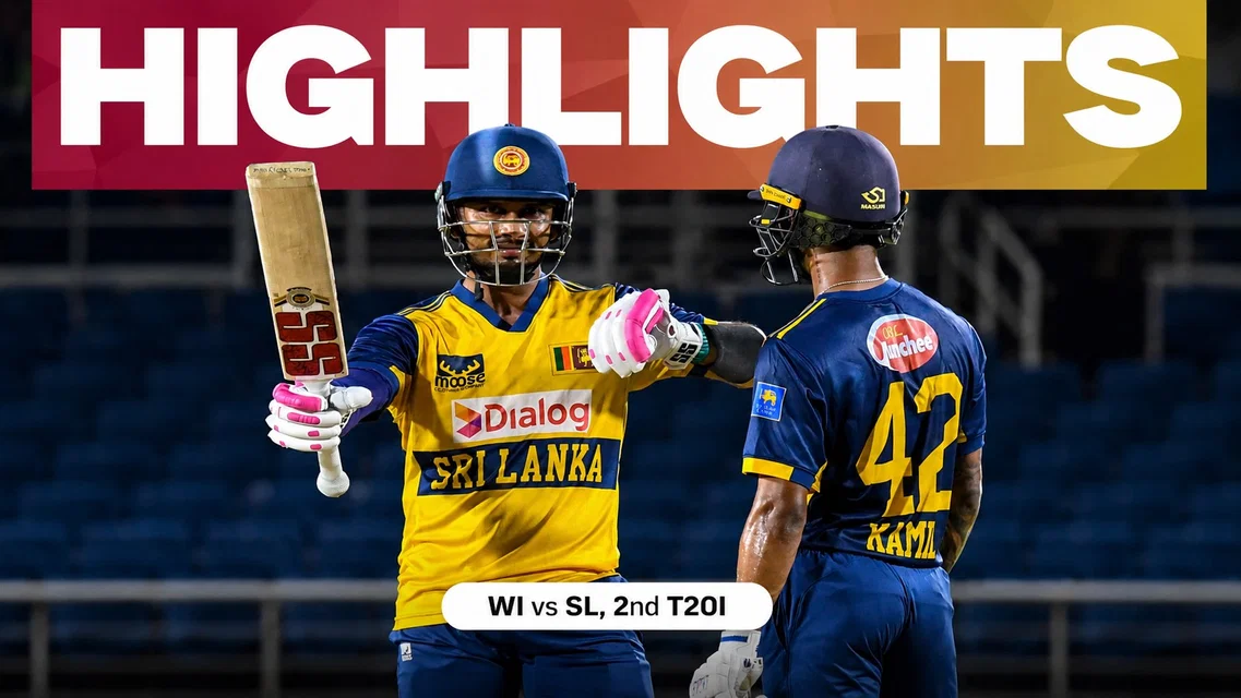 Sri Lanka hammer West Indies by 37 runs and level the series | 2nd T20I Highlights