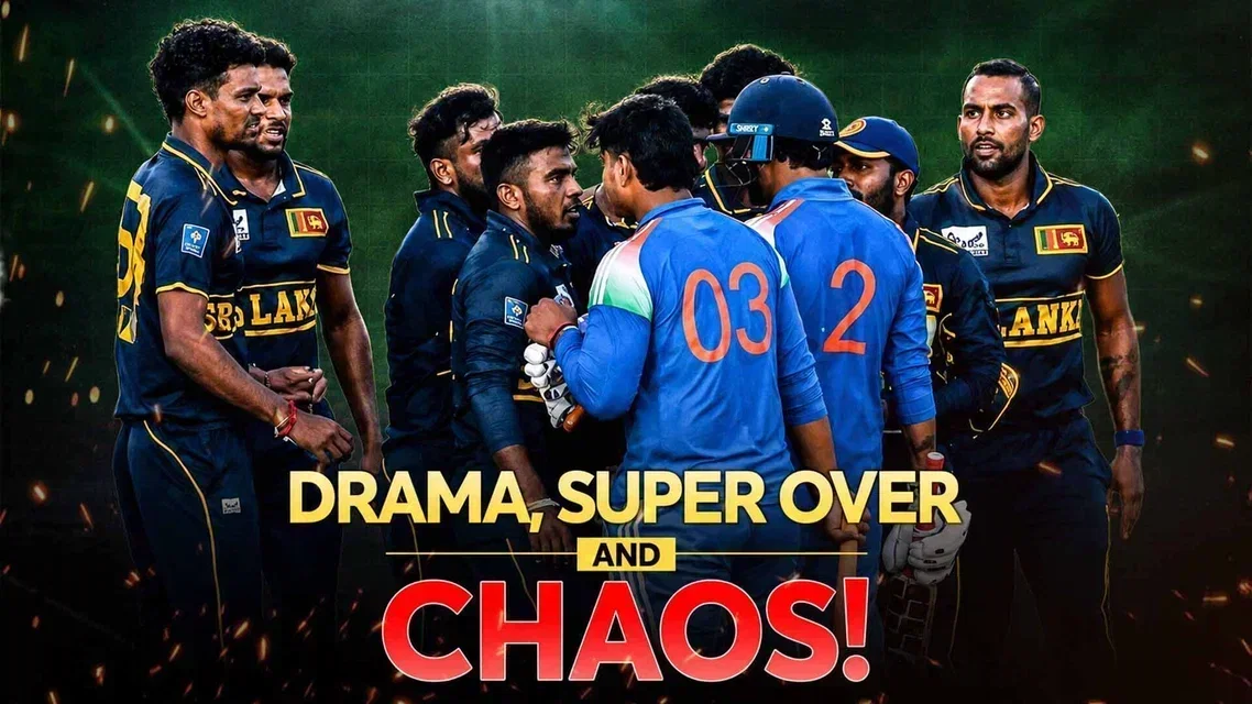 Heated scenes in Dambulla! Vaibhav gets into a spat with SL A players | Tilak Varma loses his cool