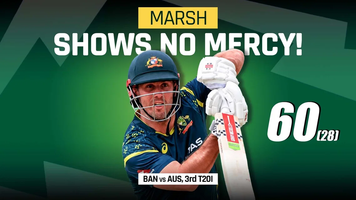 Mitchell Marsh Runs Riot With A Brutal Knock Against the Tigers | Highlihgts