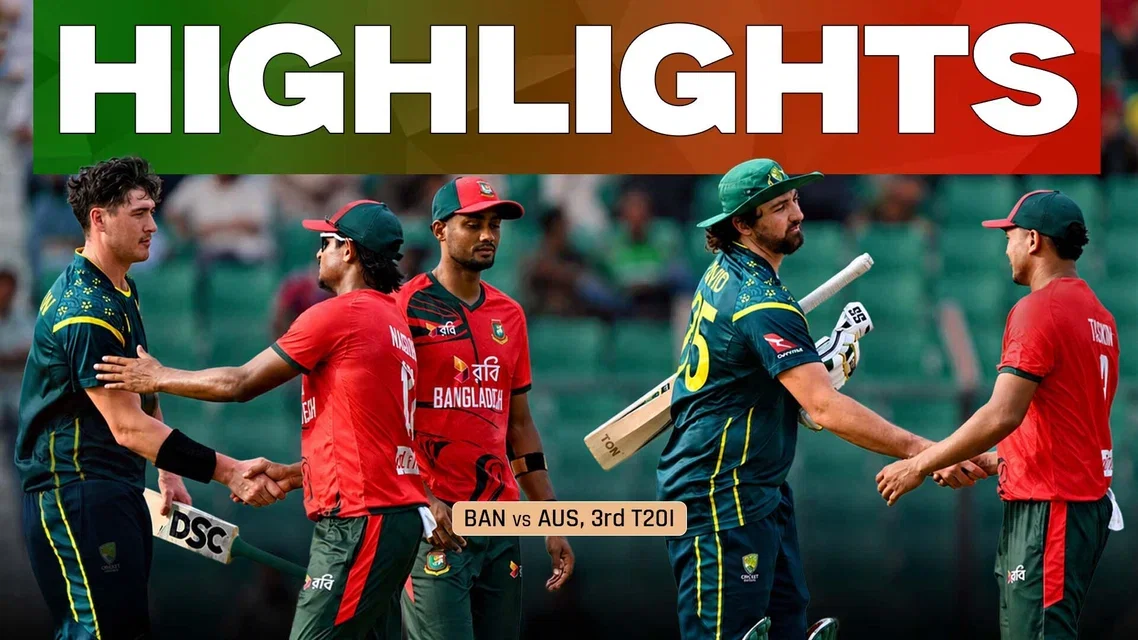 Johnson & Marsh Shine as Australia Complete 3-0 Series Sweep | 3rd T20I Highlights