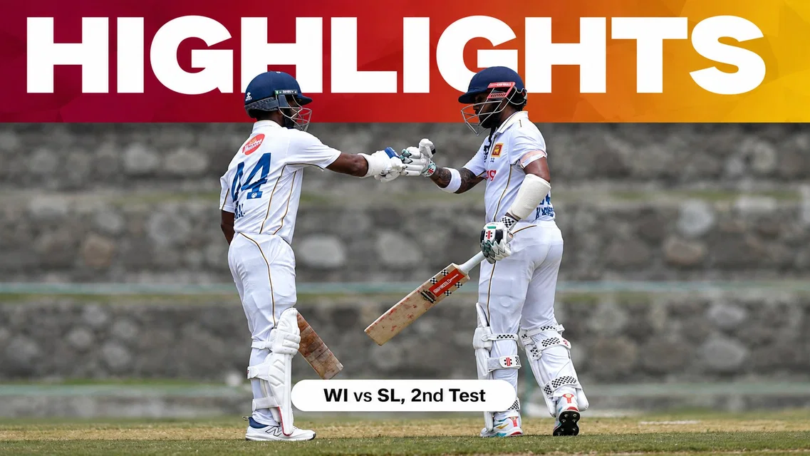 Sri Lanka put up a mammoth total in the 1st innings | 2nd Test, Day 2 Highlights