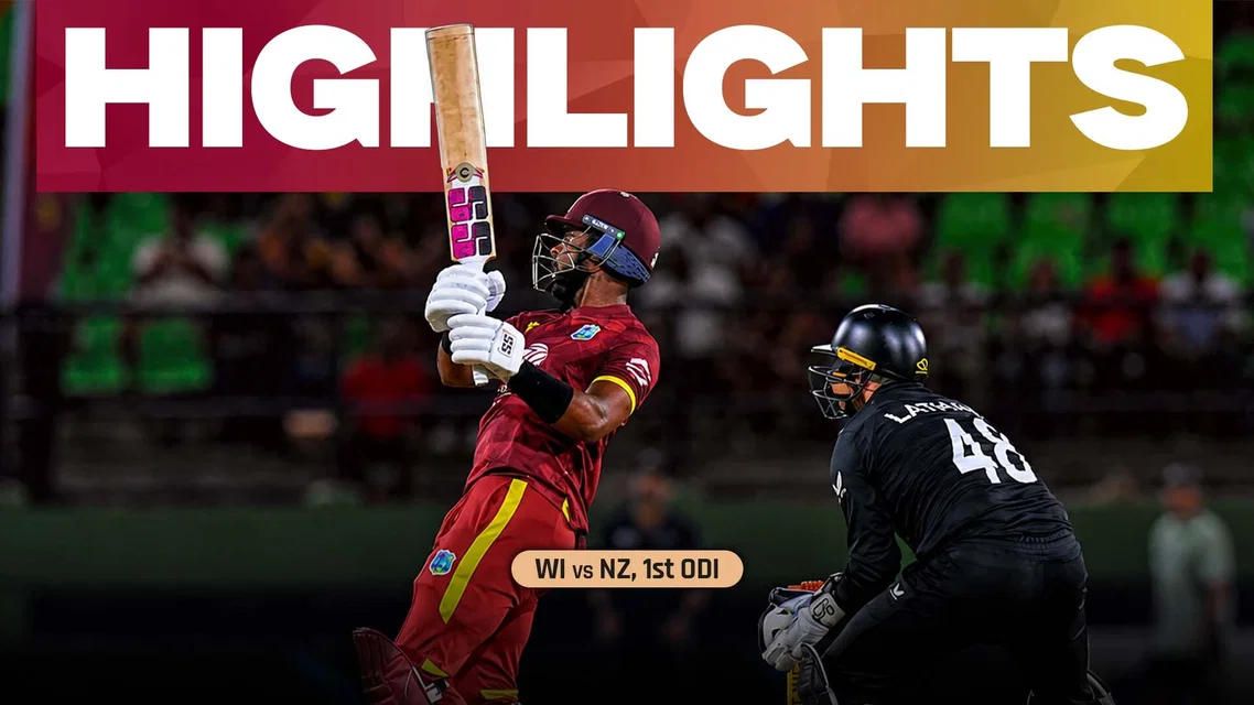 Carty, Hope Secure Victory for West Indies After Lawes Shines on Debut | 1st ODI Highlights 