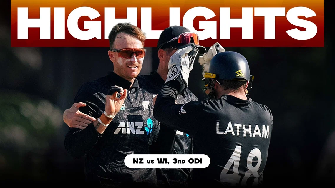 Kiwi Bowlers Run Riot! West Indies Crumble Again | 3rd ODI Highlights
