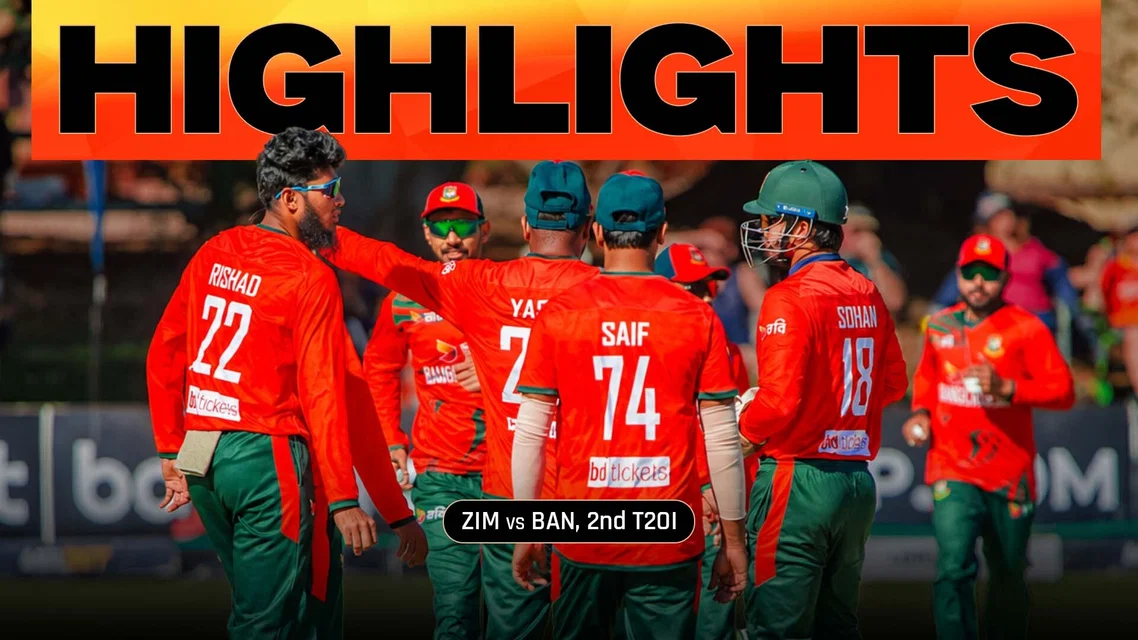 All-round Bangladesh level series in Bulawayo | 2nd T20I Highlights