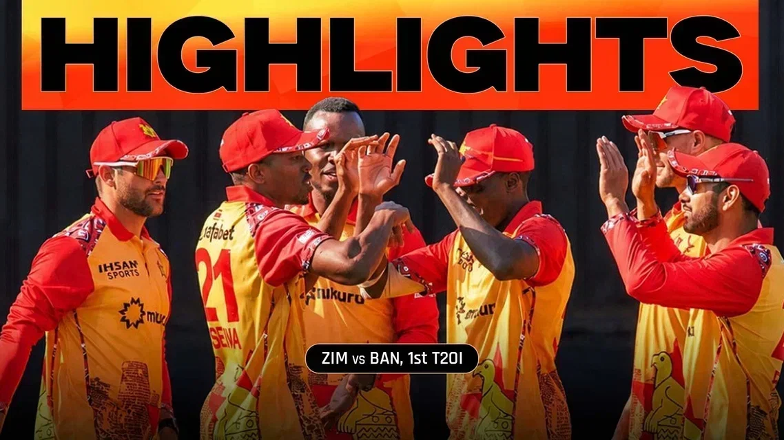 Zimbabwe Draw First Blood Thanks to Muzarabani, Ngarava | 1st T20I Highlights
