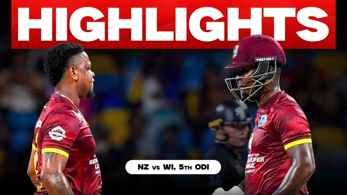 West Indies Pull Off Incredible Comeback Victory | 5th ODI Highlights