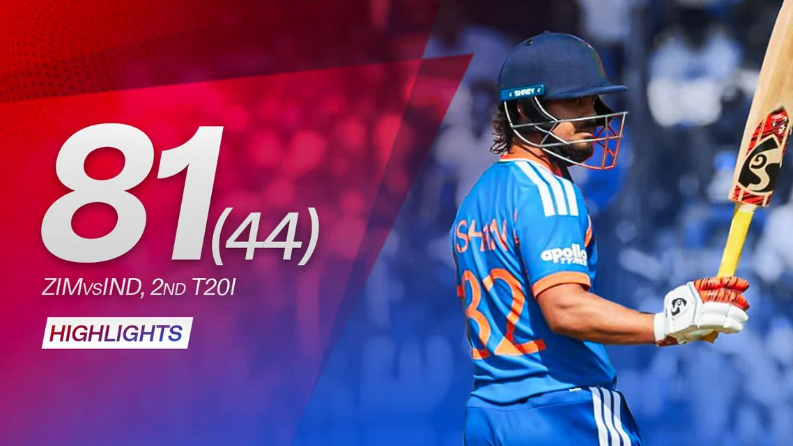 Explosive Ishan Kishan Smashes 81 Against Zimbabwe | Highlights