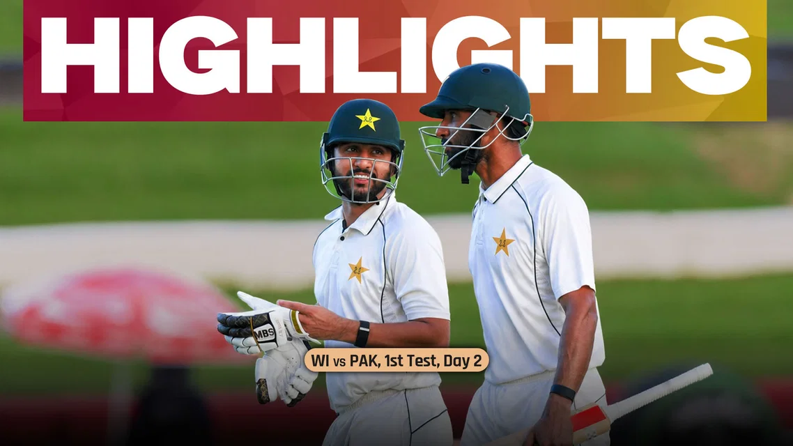 Shan Masood's Masterclass Gives Pakistan the Upper Hand | Day 2 Highlights
