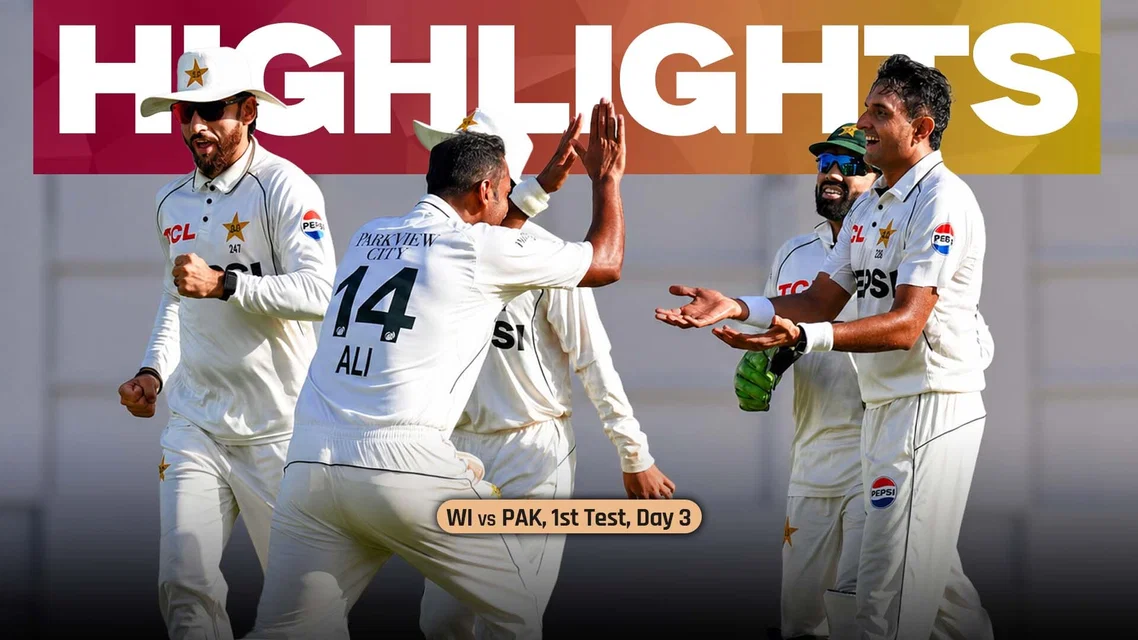 Greaves' fifer headlines a dramatic day before Pakistan fight back with the ball | Day 3 Highlights