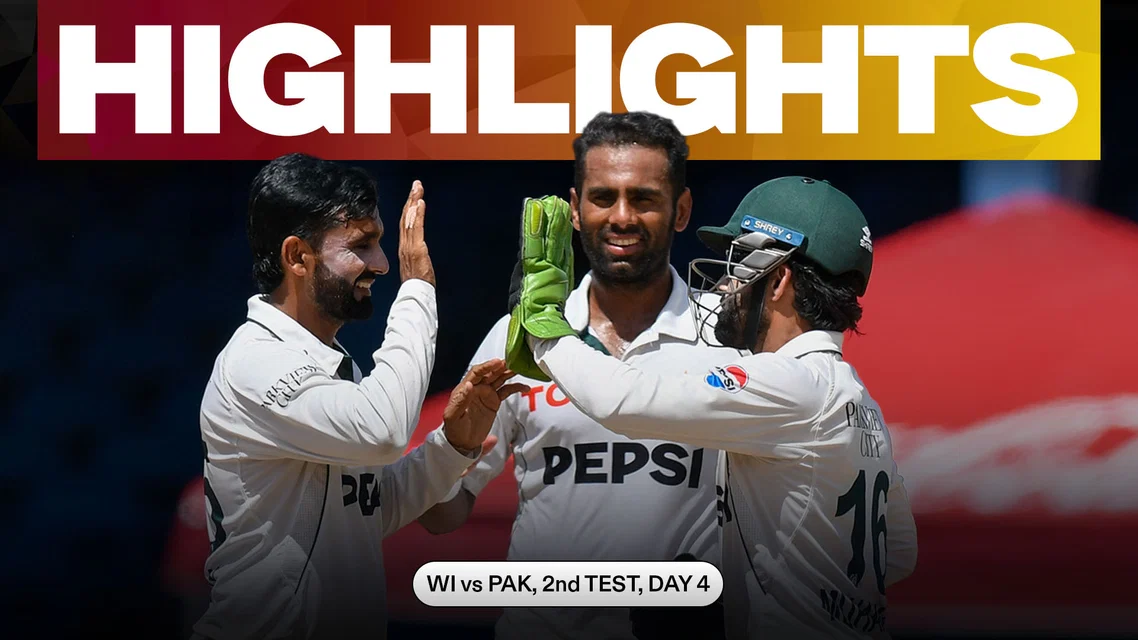Shafique, Spinners Help Pakistan Level Series | 2nd Test, Day 4 Highlights